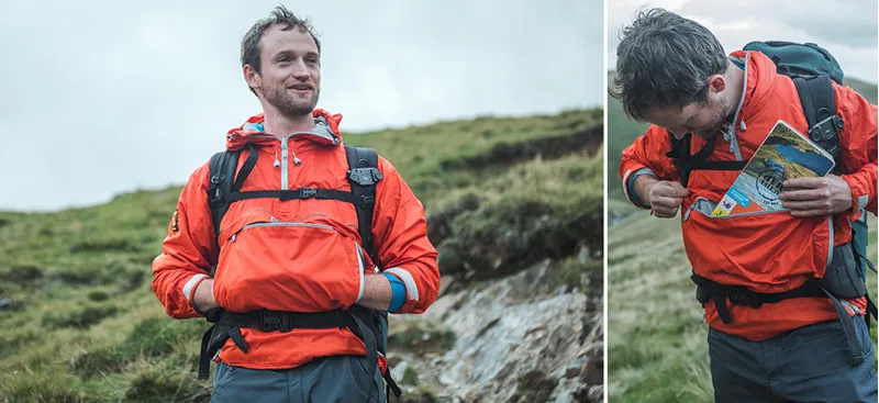 Paramo Velez Adventure light Smock Mens in Pumpkin-3