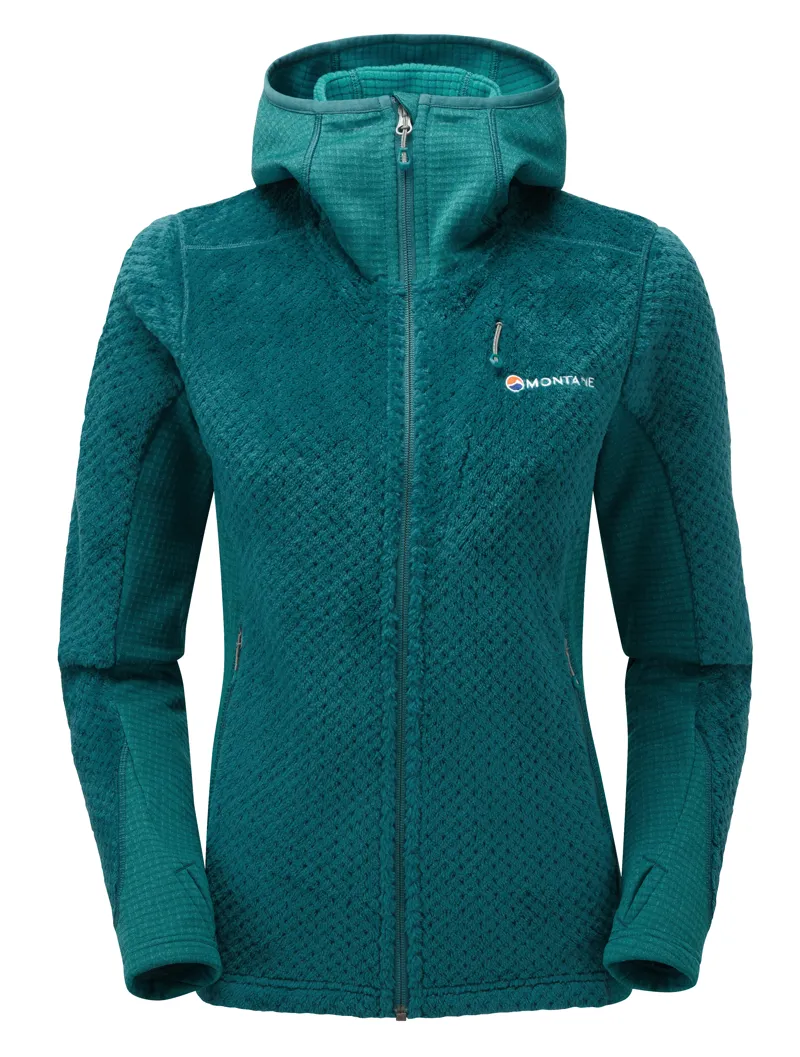 Montane Wolf Hoodie Womens in Zanskar Blue