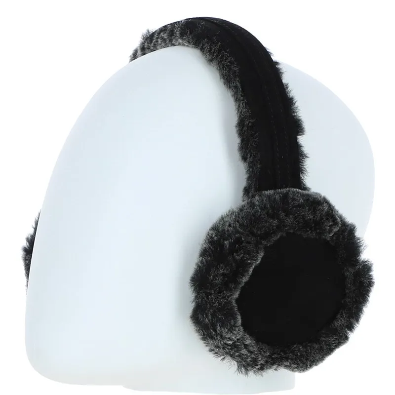 Fenland  Sheepskin Earmuffs in Black
