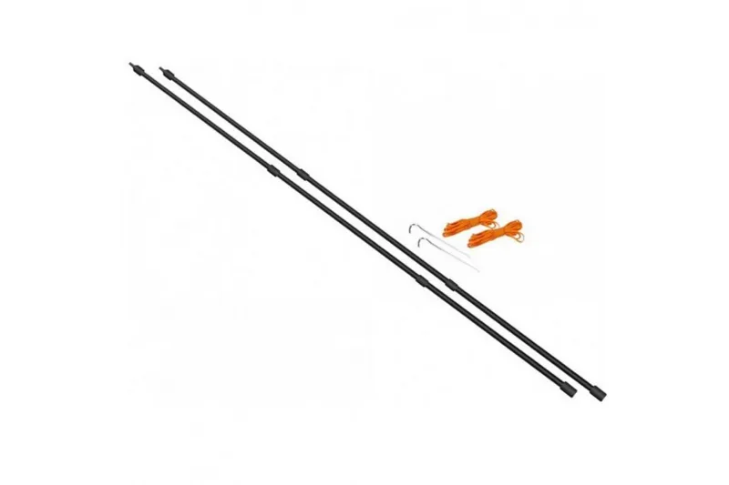 Vango Fiberglass King Poles 130cm in Black