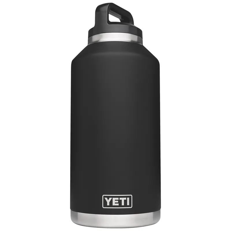 YETI 64 oz. Rambler Bottle with Chug Cap, Black