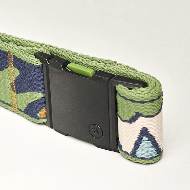 Arcade Hannah Eddy We Are All Connected A2 Stretch Belt in Dill-3