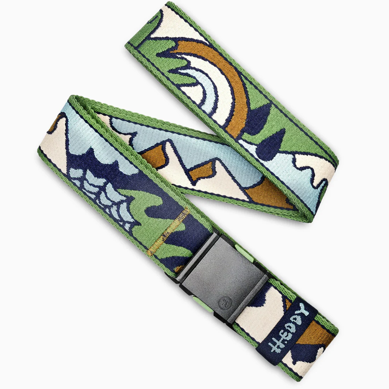 Arcade Hannah Eddy We Are All Connected A2 Stretch Belt in Dill