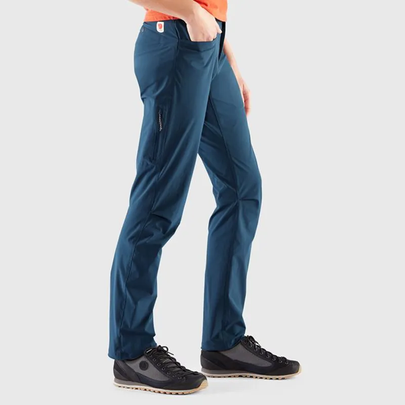 Fjallraven High Coast Lite Trousers Women's in Navy-3
