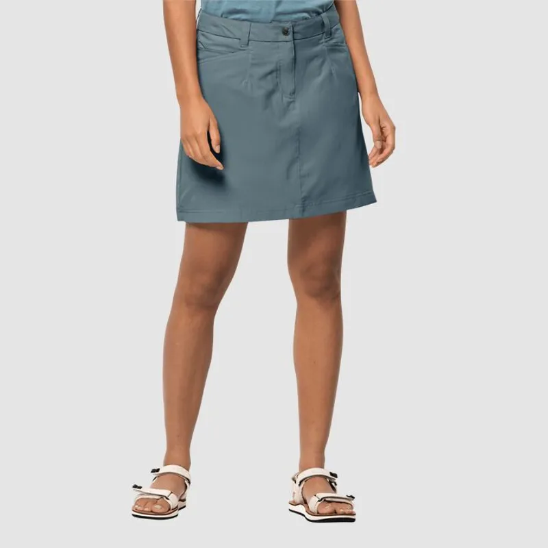 Jack Wolfskin Sonora Skort Womens in Teal Grey