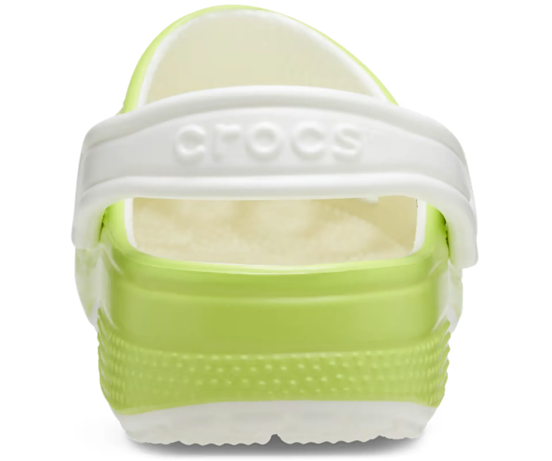 Crocs Classic Glow in the Dark Clog Kids in Limeade