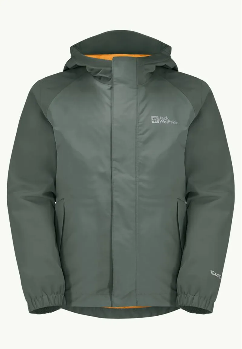 Jack Wolfskin Tucan Jacket Kids in Hedge Green