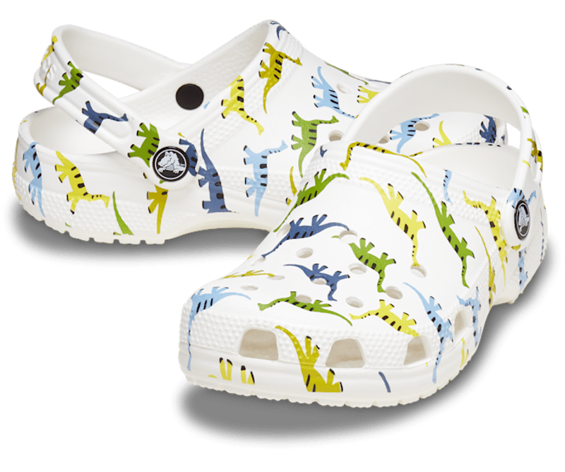 Crocs Classic Character Print Clog Kids in Dinosaur-1