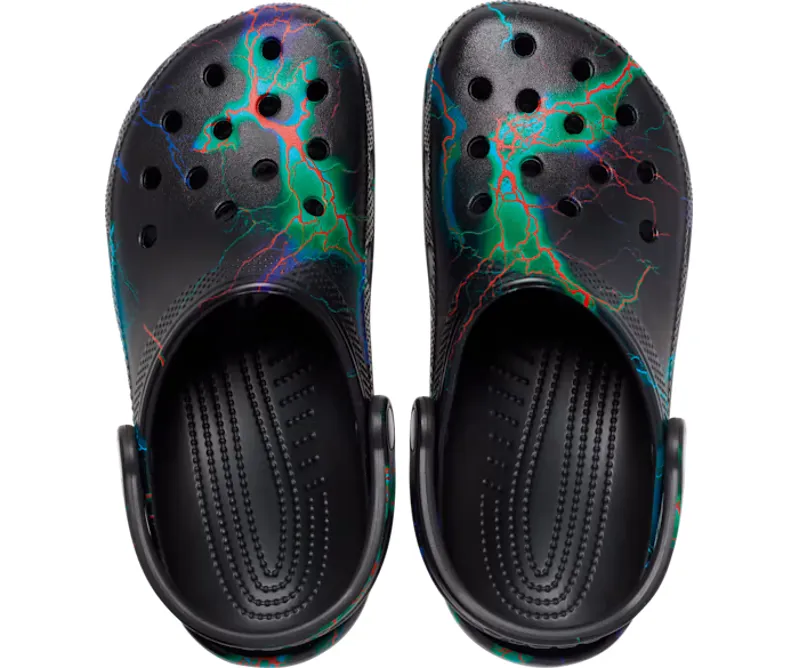 Crocs Classic Out of this World II Clog in Black/Lightning Bolt-2