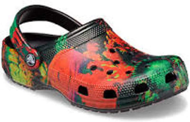 Crocs Classic Cyber Beach Clog Multi Black-2