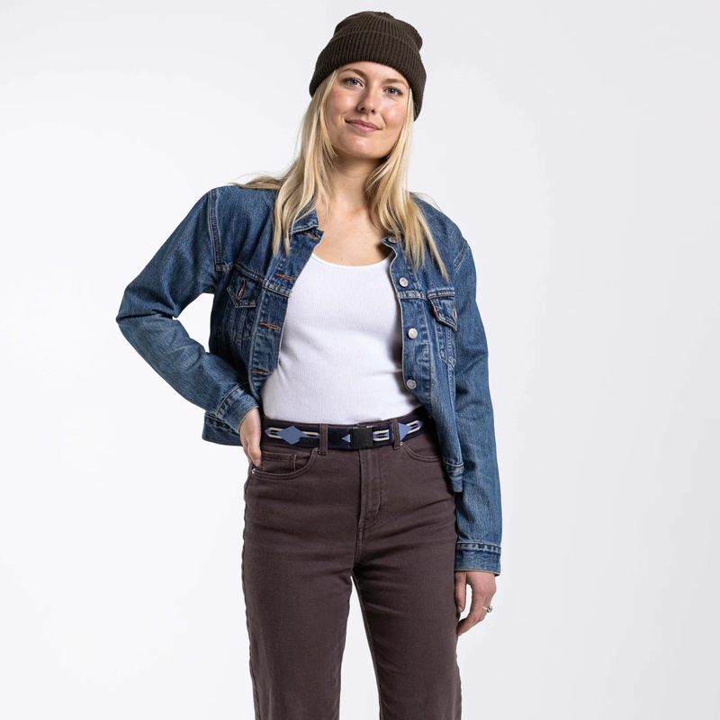 Arcade Vernan Kee Ironwood Slim A2 Stretch Belt in Sky/Black-3