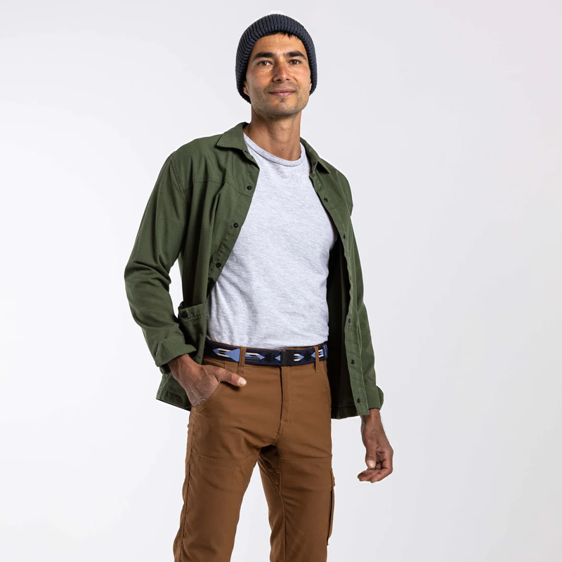 Arcade Vernan Kee Ironwood Slim A2 Stretch Belt in Sky/Black-4