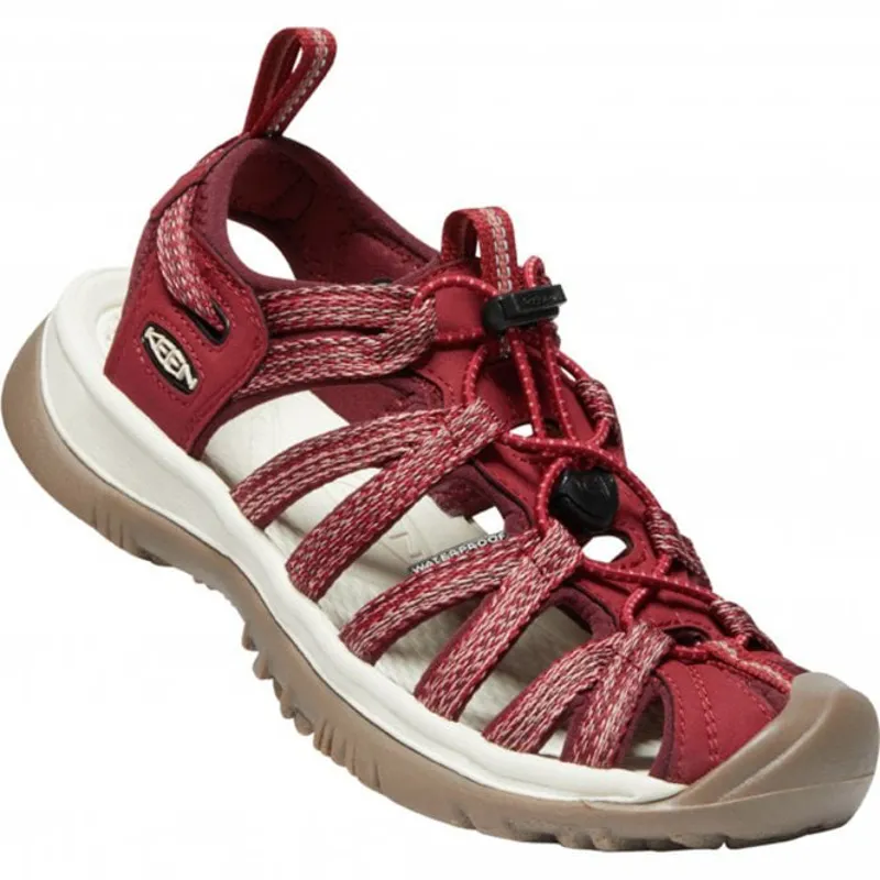 Keen Whisper Sandals Womens in Red Dahalia