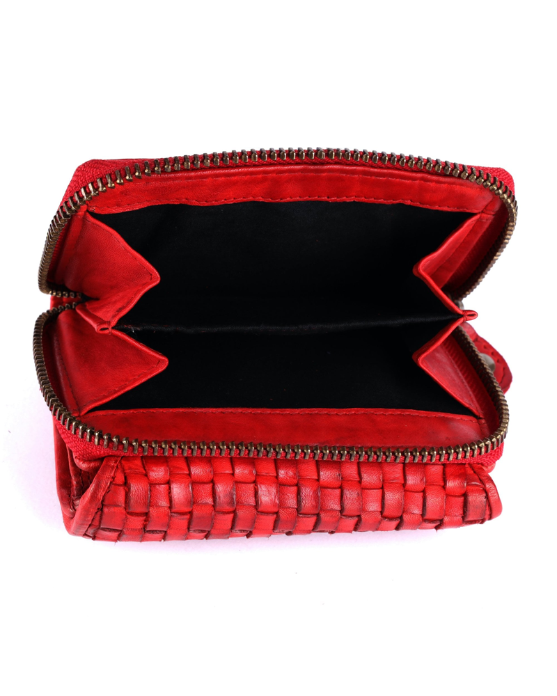 Ashwood D-82 Wallet in Red-3