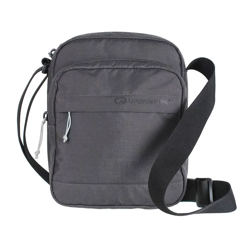 Lifeventure RFiD Shoulder Bag Recycled Grey-1