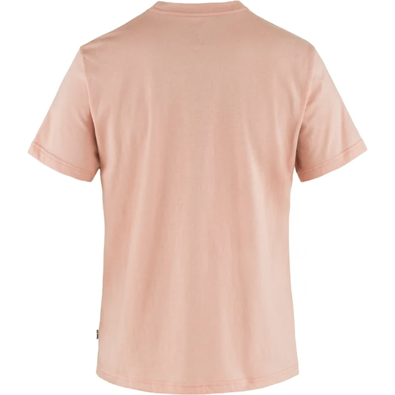 Fjallraven Lush Logo T-shirt Womens in Chalk Rose-1