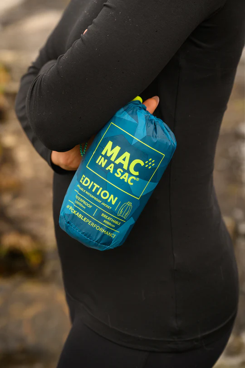 Mac In A Sac Origin 2 Edition Waterproof Jacket  in Teal Camo-2