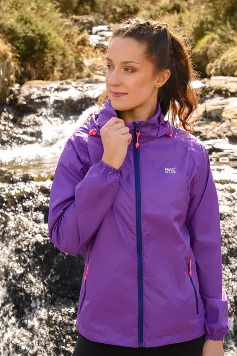 Mac In A Sac  Origin 2 Adult Waterproof Jacket in Purple