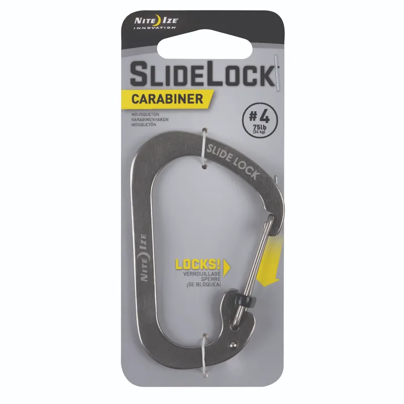 Niteize Sidelock Carabiner No. 4 in Black
