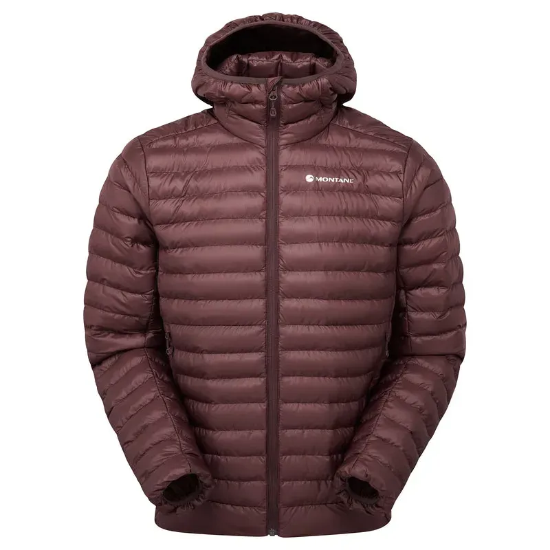 Montane Icarus Hooded Insulated Jacket Mens in Dark Garnet