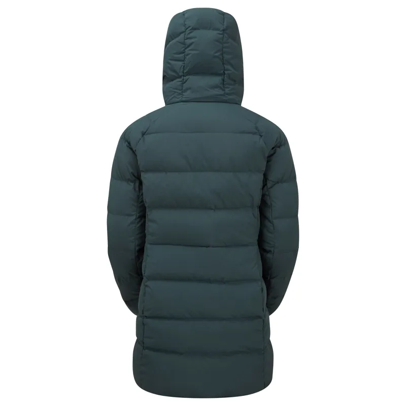 Montane Tundra Womens Hooded Down Jacket in Deep Forest-1