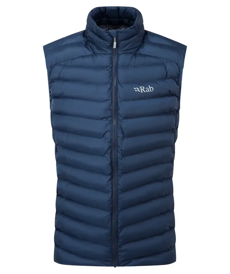 Rab Cirrus Insulated Vest Mens in Tempest Blue