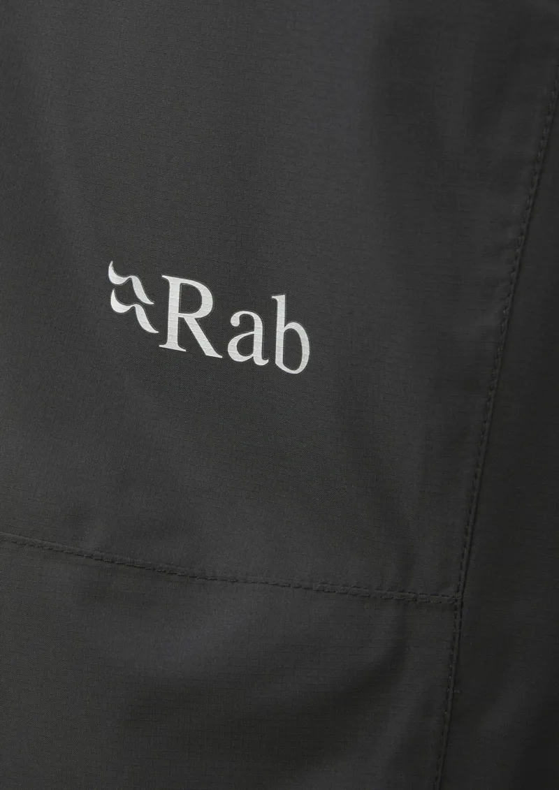 Rab Downpour Eco Mens Waterproof Pants in Black-2