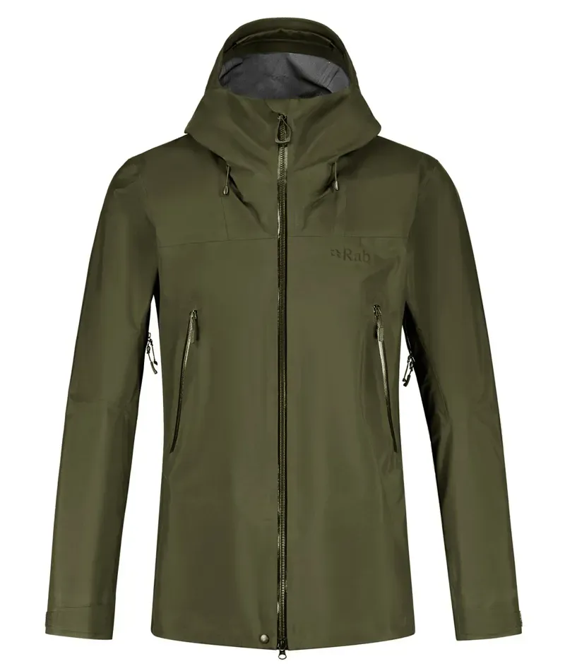Rab Kangri GTX Jacket Mens in Olive/Olive