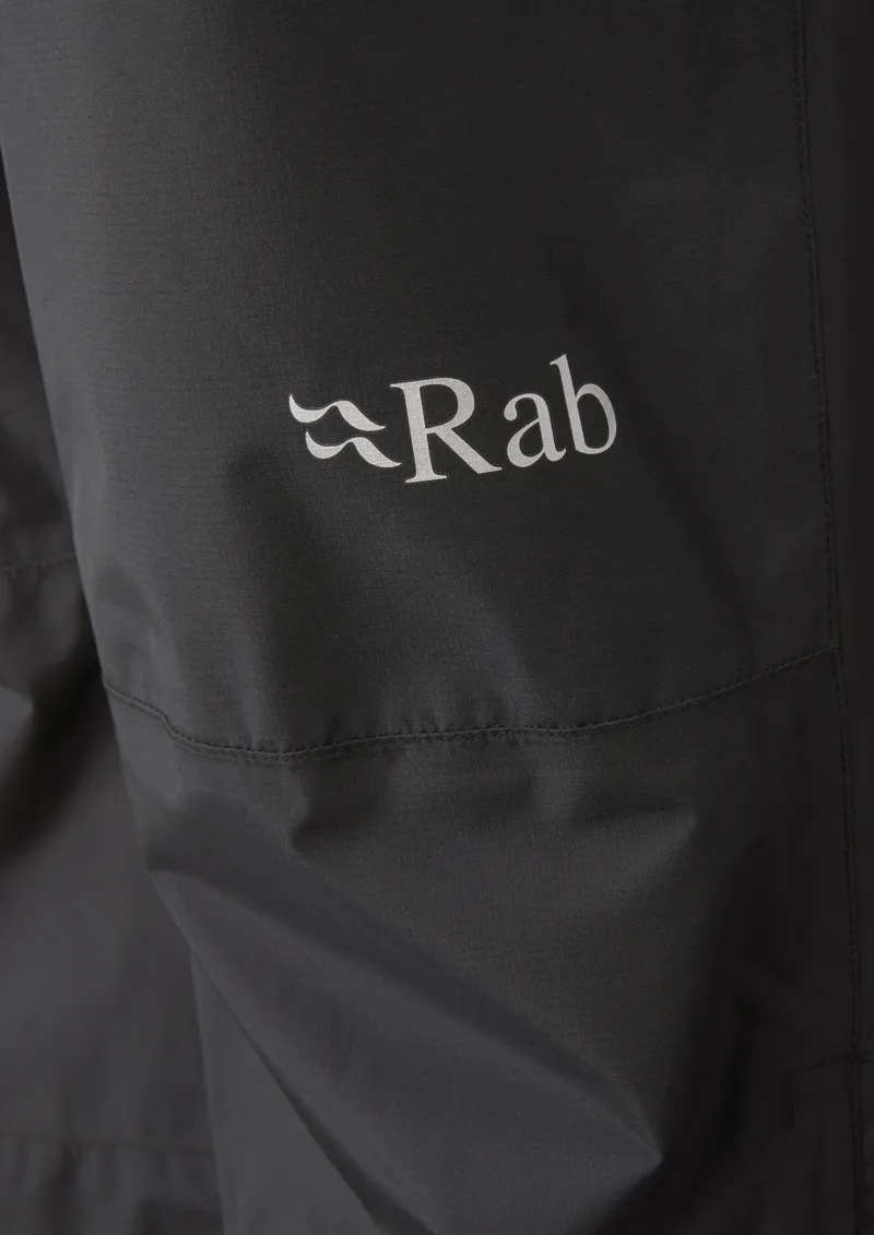 Rab Downpour Eco Womens Waterproof Pants in Black-3