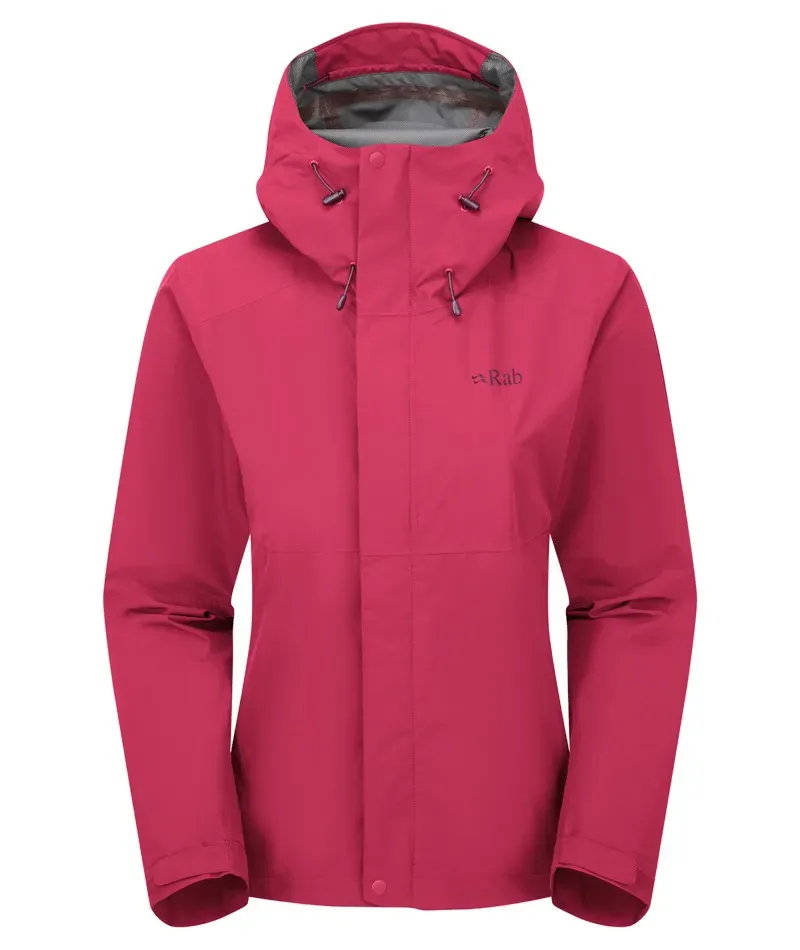 Rab Downpour Jacket  Womens' in Watermelon