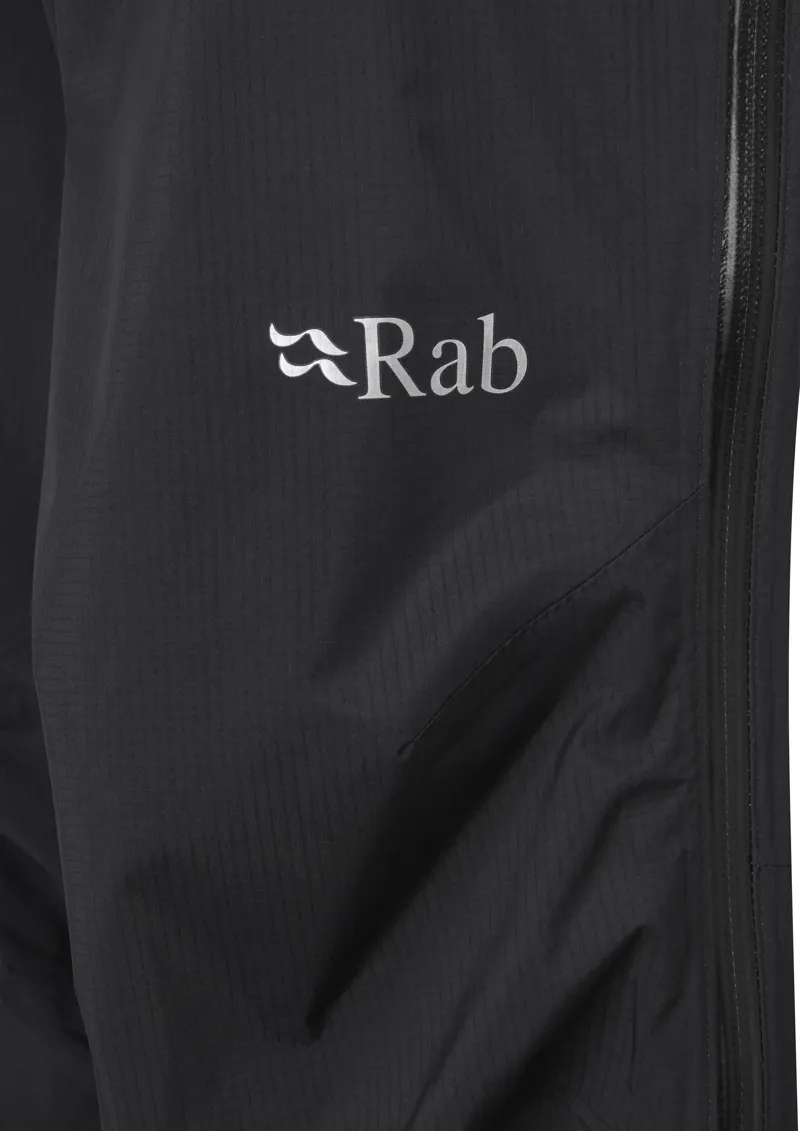Rab Downpour Plus 2.0 Womens Waterproof Pants in Black-2