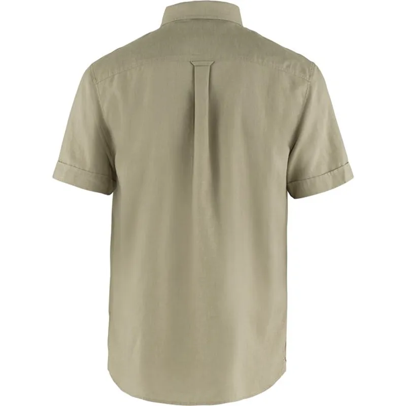 Fjallraven Ovik Travel Shirt SS M in Sand Stone-1