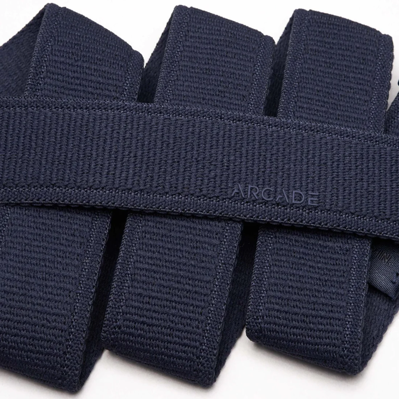 Arcade Atlas Slim A2 Stretch Belt in Navy-2