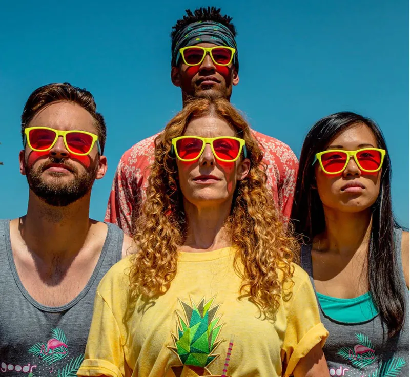 Goodr Pineapple Painkillers Sunglasses-2