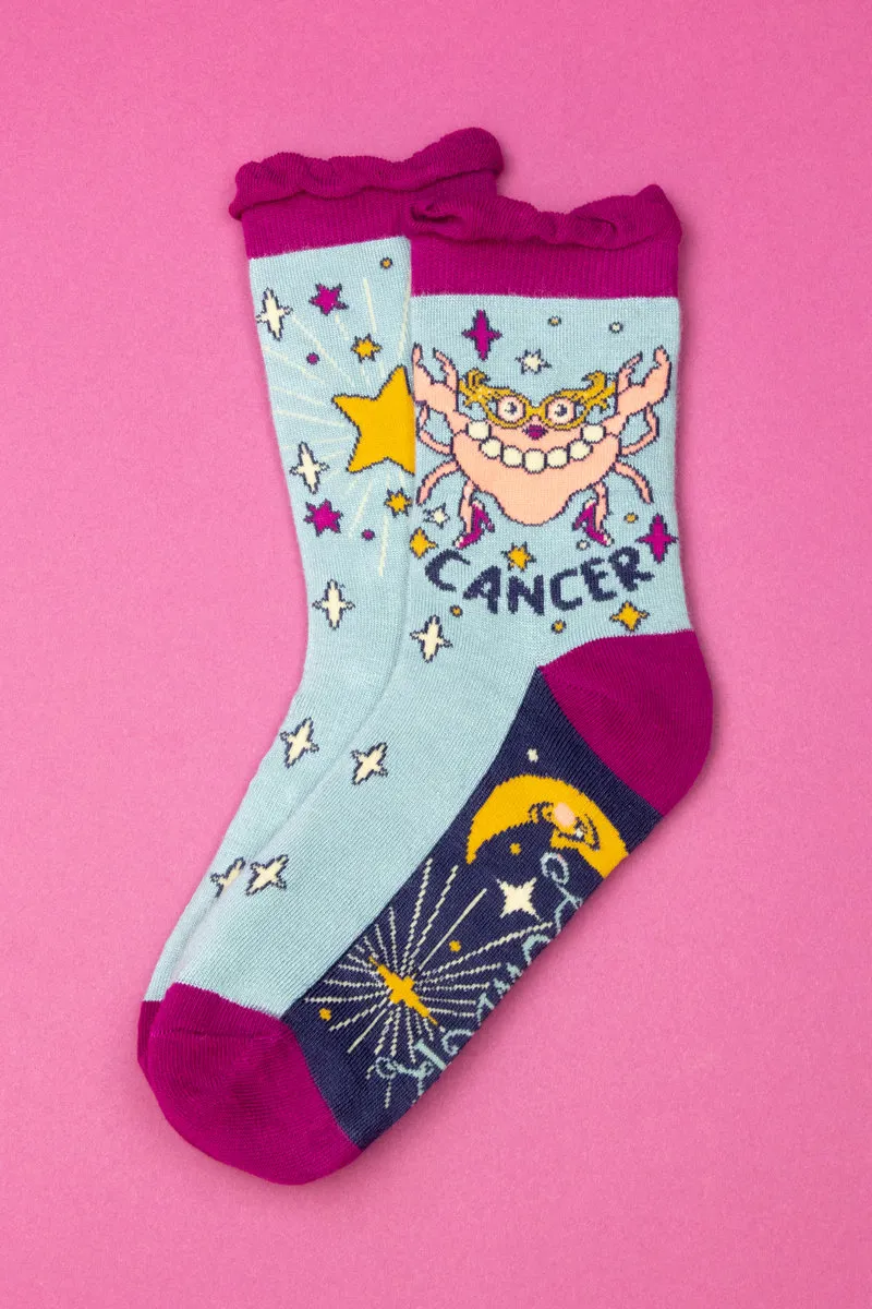 Powder Zodiac Socks Womens Cancer-1