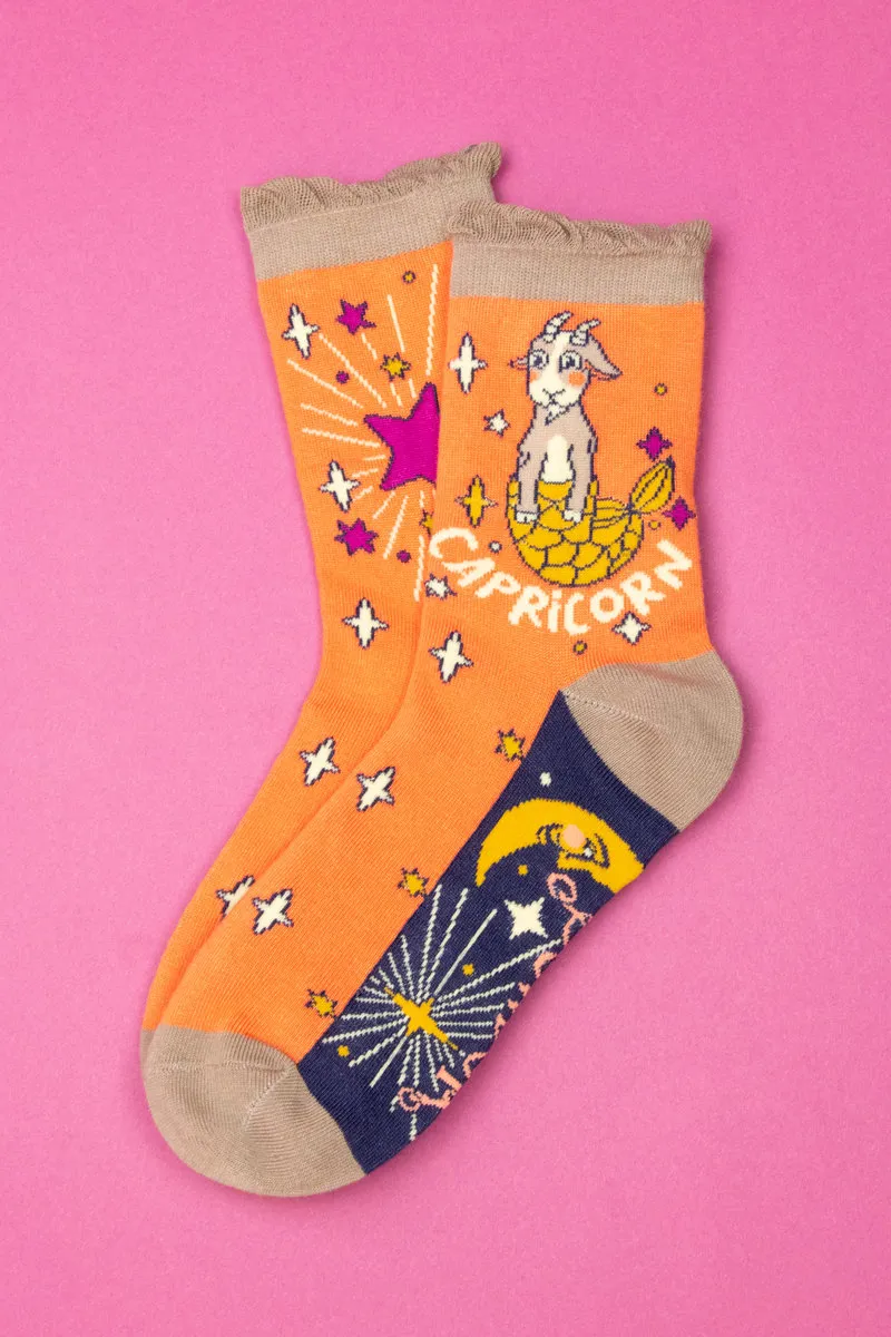 Powder Zodiac Socks Womens Capricorn-1