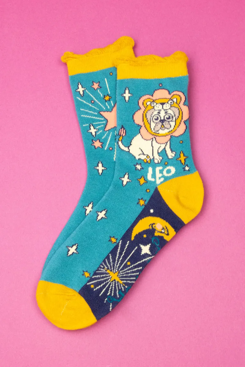 Powder Zodiac Socks Womens Leo-1