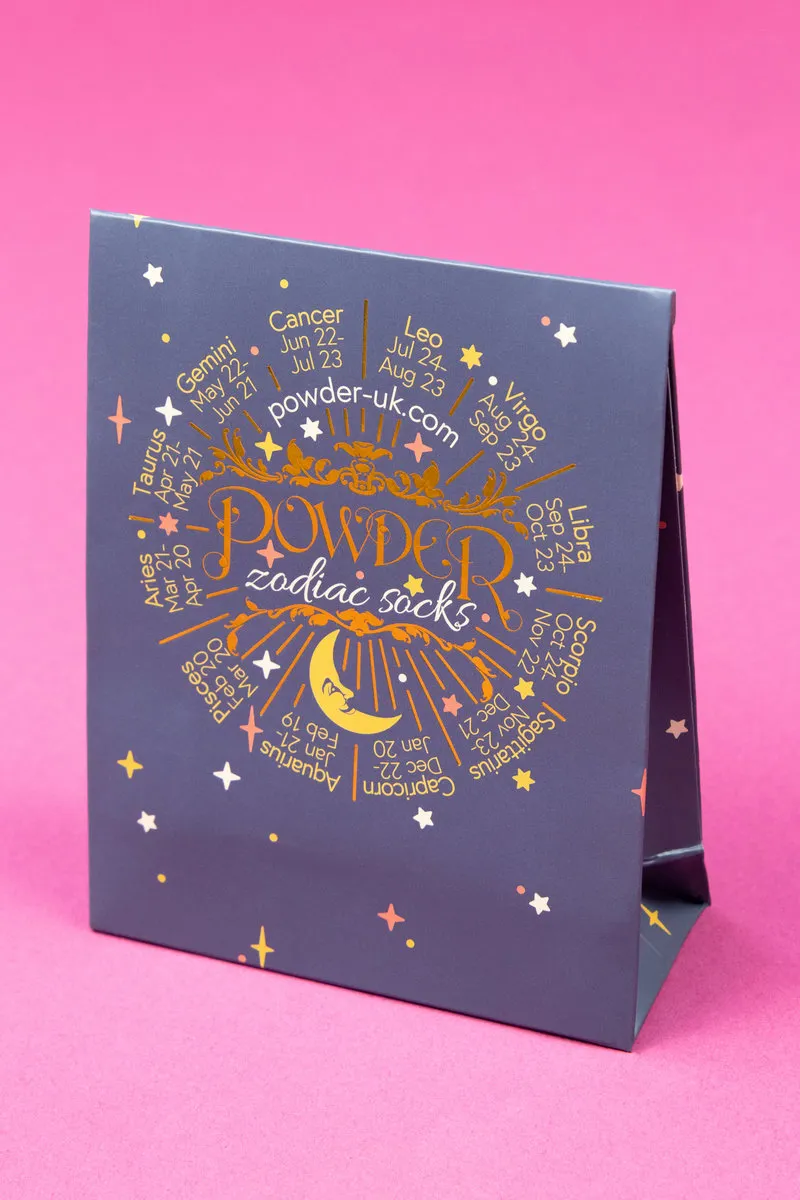 Powder Zodiac Socks Womens Virgo-3