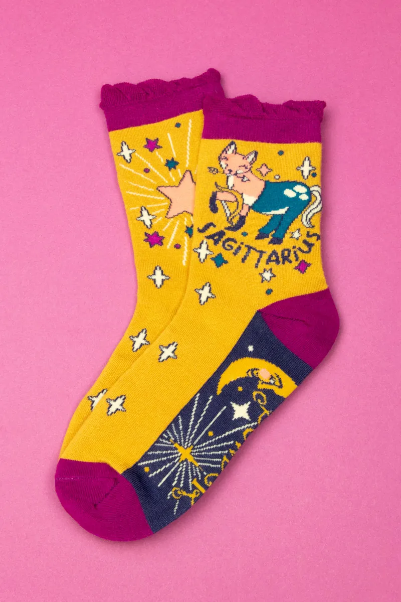 Powder Zodiac Socks Womens Sagittarius-1