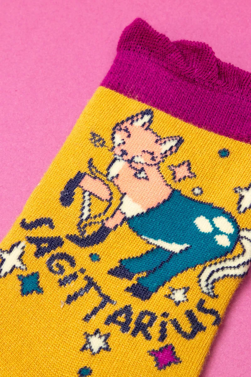 Powder Zodiac Socks Womens Sagittarius-2