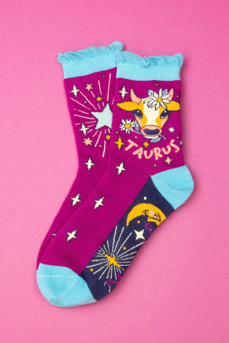 Powder Zodiac Socks Womens Taurus-1