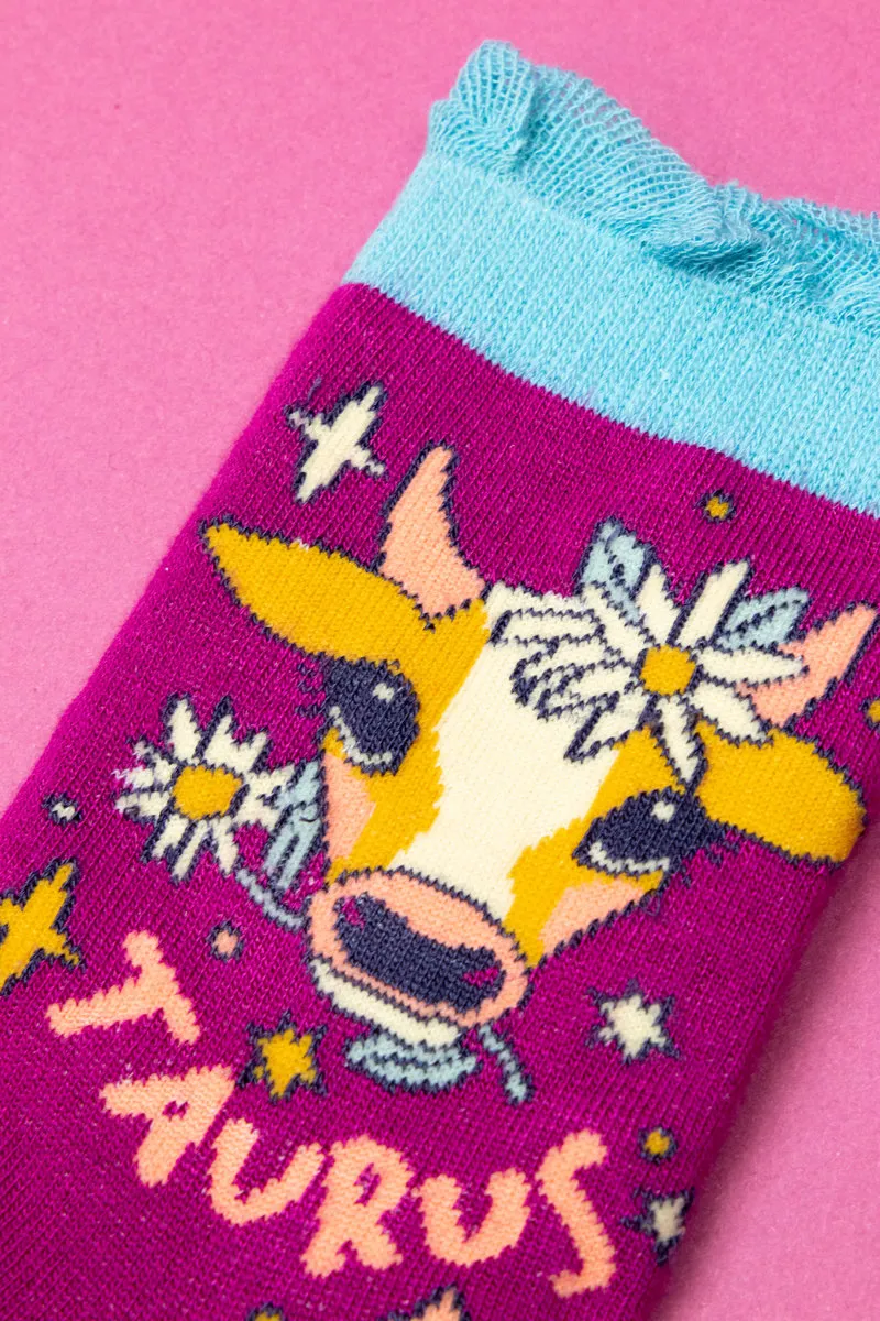 Powder Zodiac Socks Womens Taurus-2
