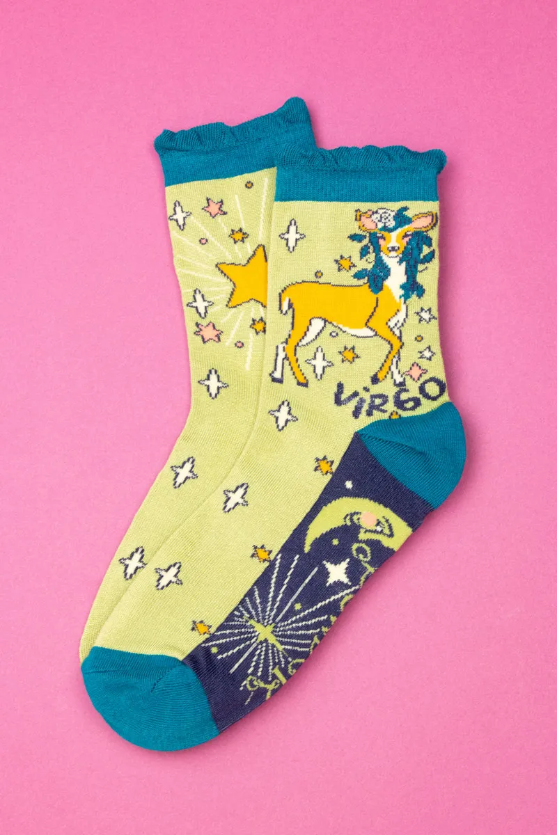 Powder Zodiac Socks Womens Virgo-1