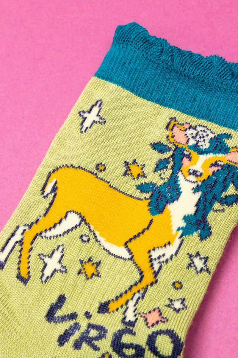 Powder Zodiac Socks Womens Virgo-2