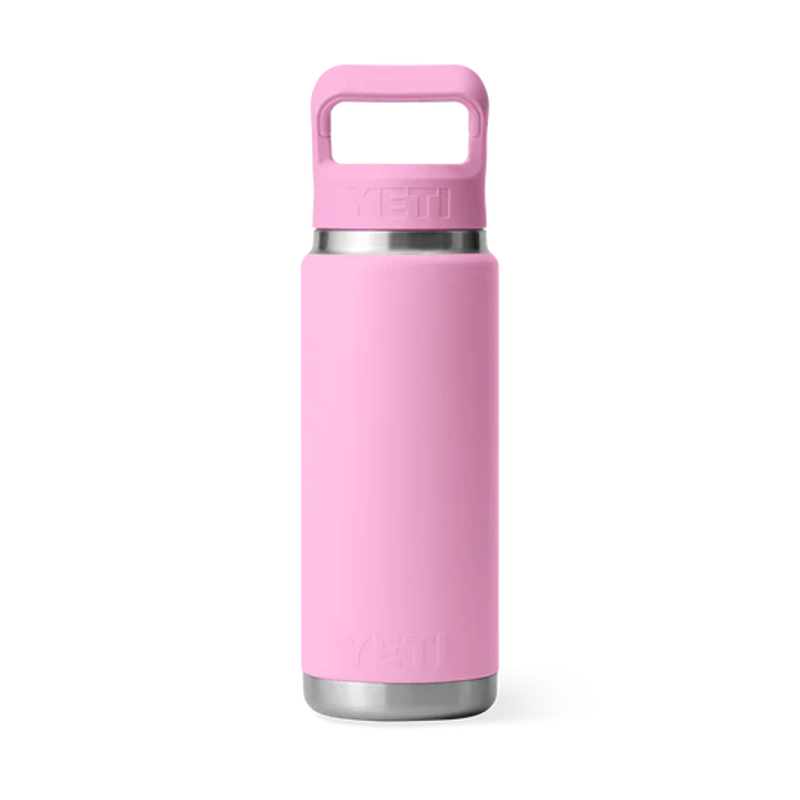 Yeti Rambler 26oz Colour Straw Bottle in Power Pink-1