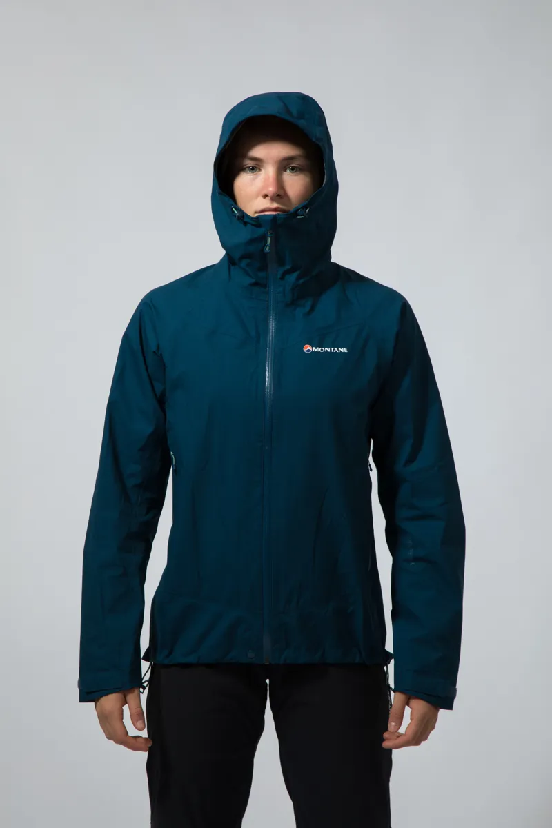 Montane Pac Plus Waterproof Jacket Womens in Narwhal Blue-2