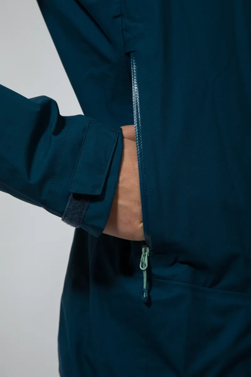 Montane Pac Plus Waterproof Jacket Womens in Narwhal Blue-4
