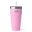 Yeti Rambler 26 Oz Straw Cup in Power Pink