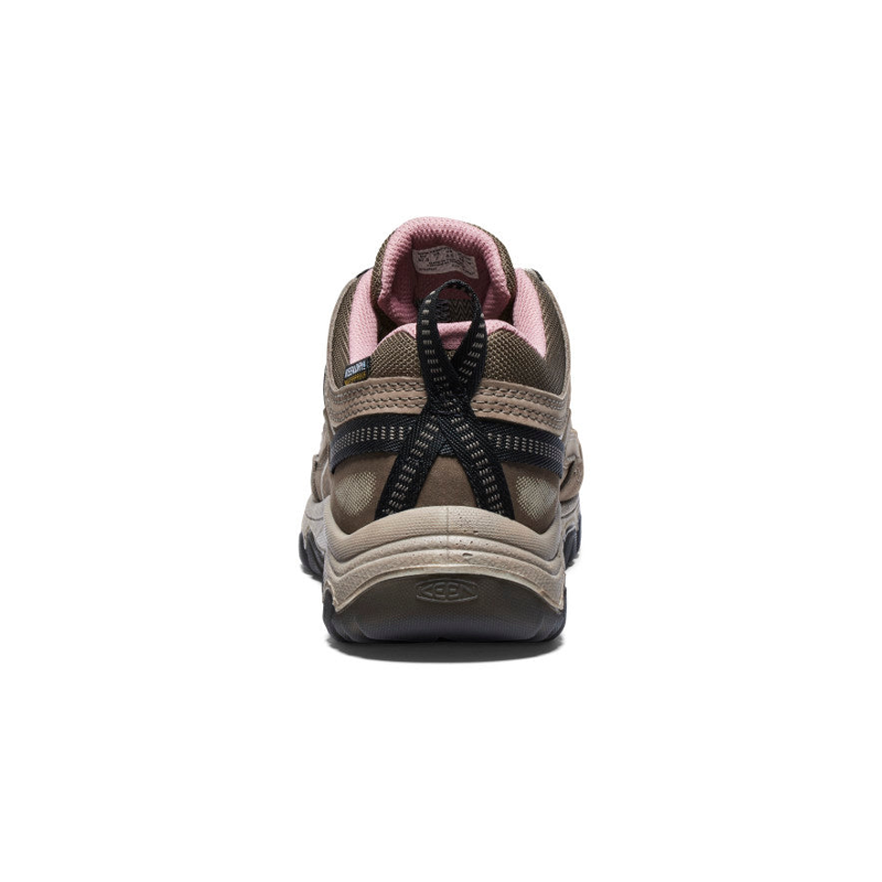 Keen Targhee IV WP Shoe Womens in Brindle/Nostaligia Rose-4