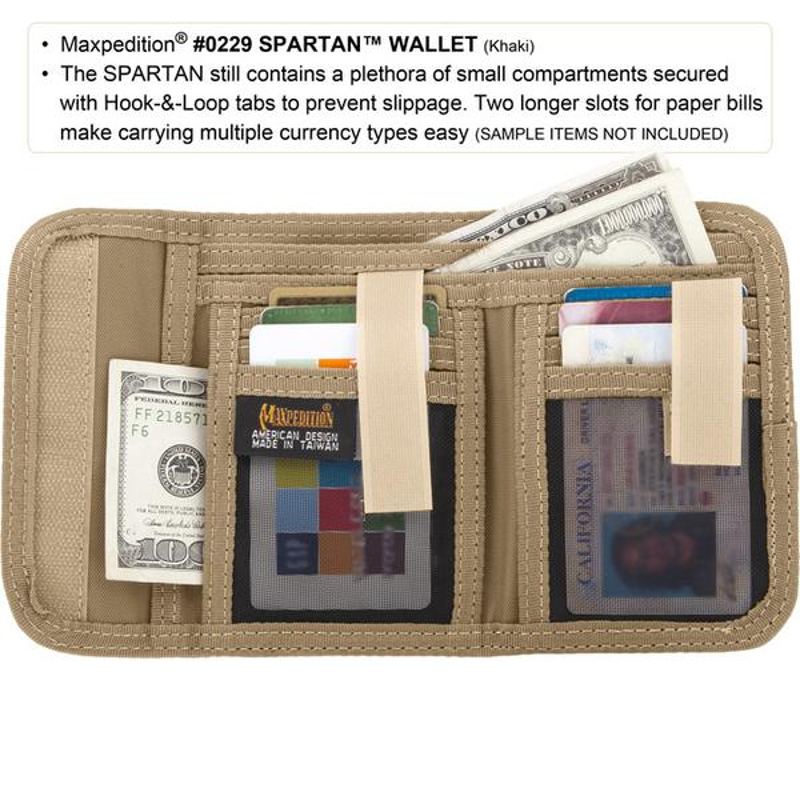 Maxpedition Spartan Wallet in Black-3